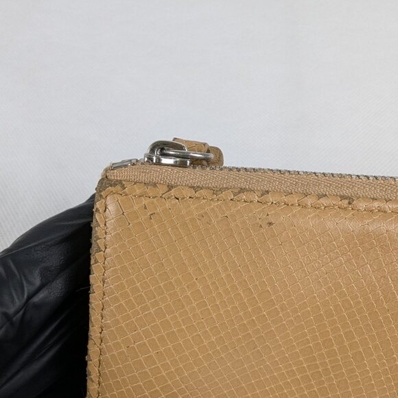 Longchamp Le Pliage Beige Leather Long Wallet for Women, Good Condition! - Picture 10 of 16